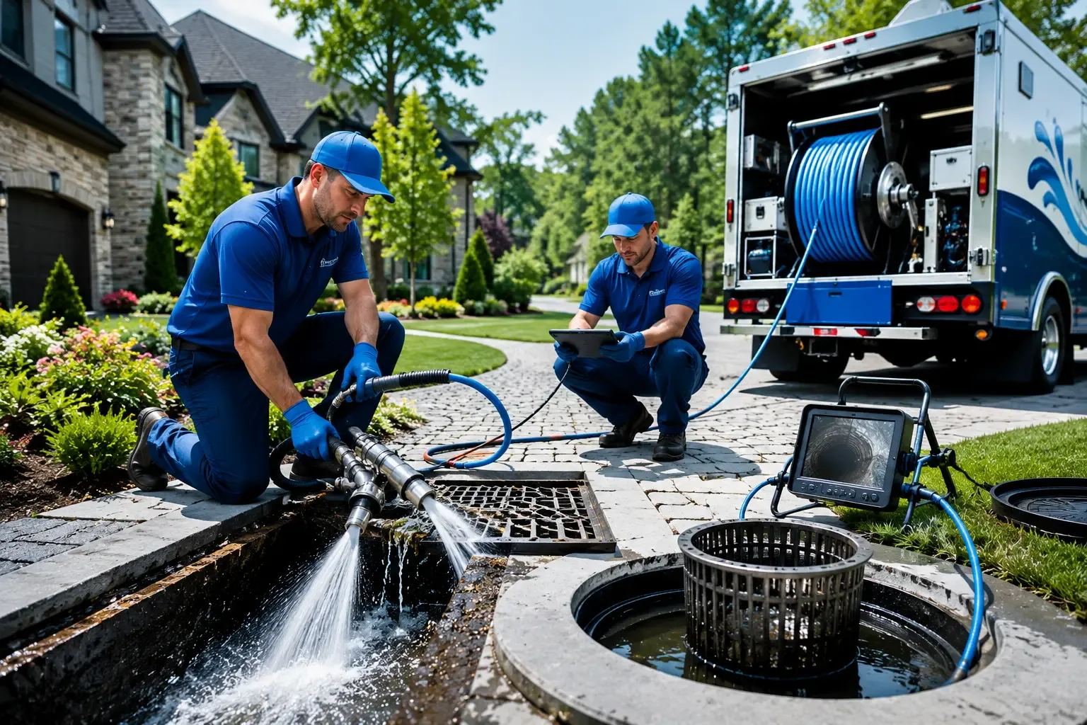 Local outdoor drain cleaning professionals in Aurora, ME
